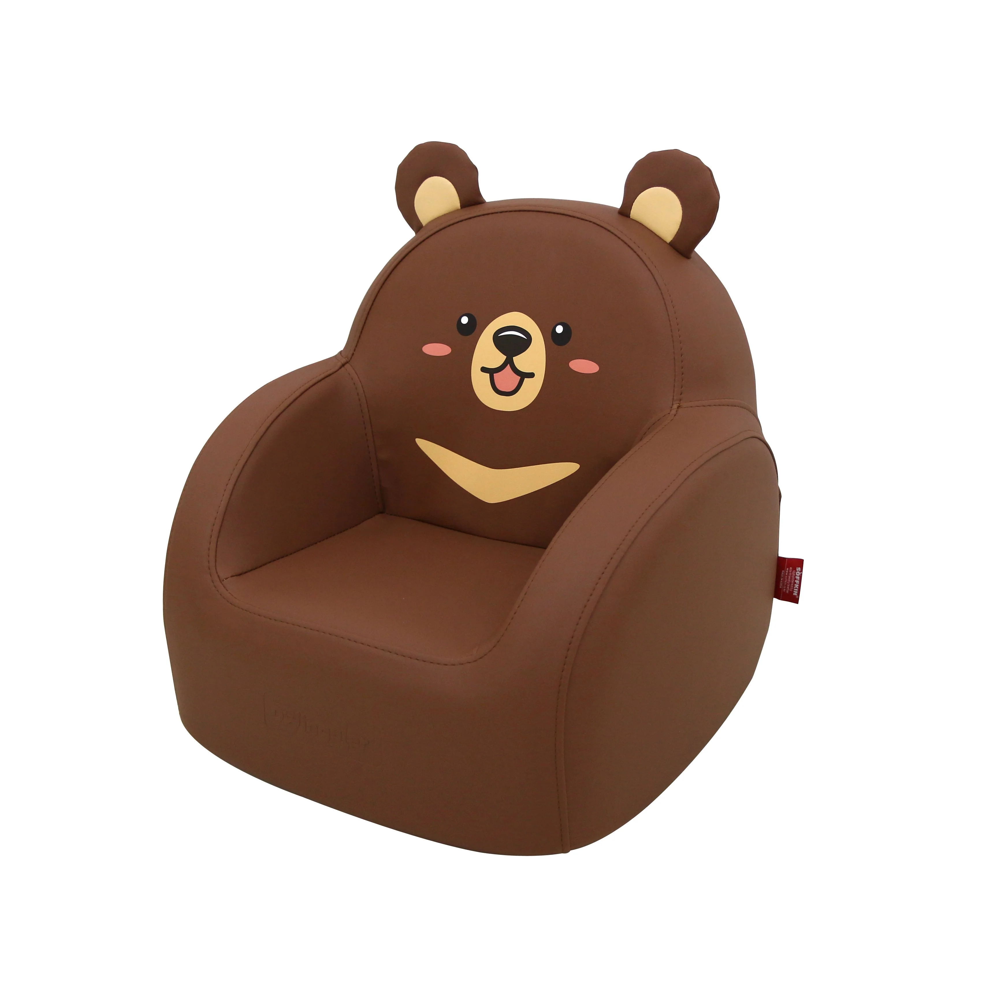 Dwinguler Bear Friends - Soffkin Leather Kids Sofa - Image 11